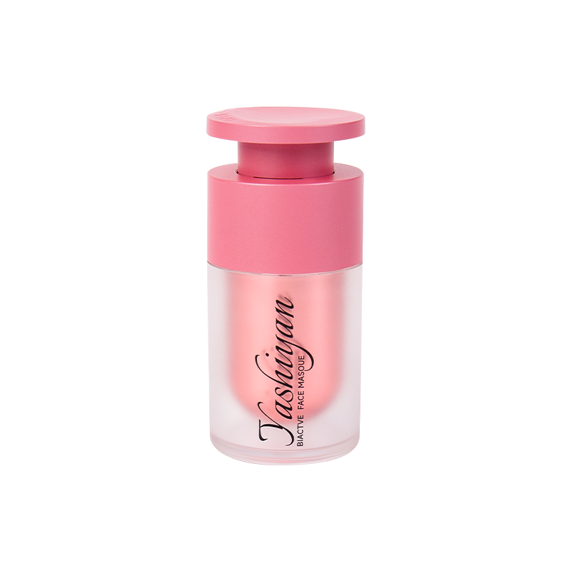 Frosted Glass Shell Double Wall airless pump lotion bote 