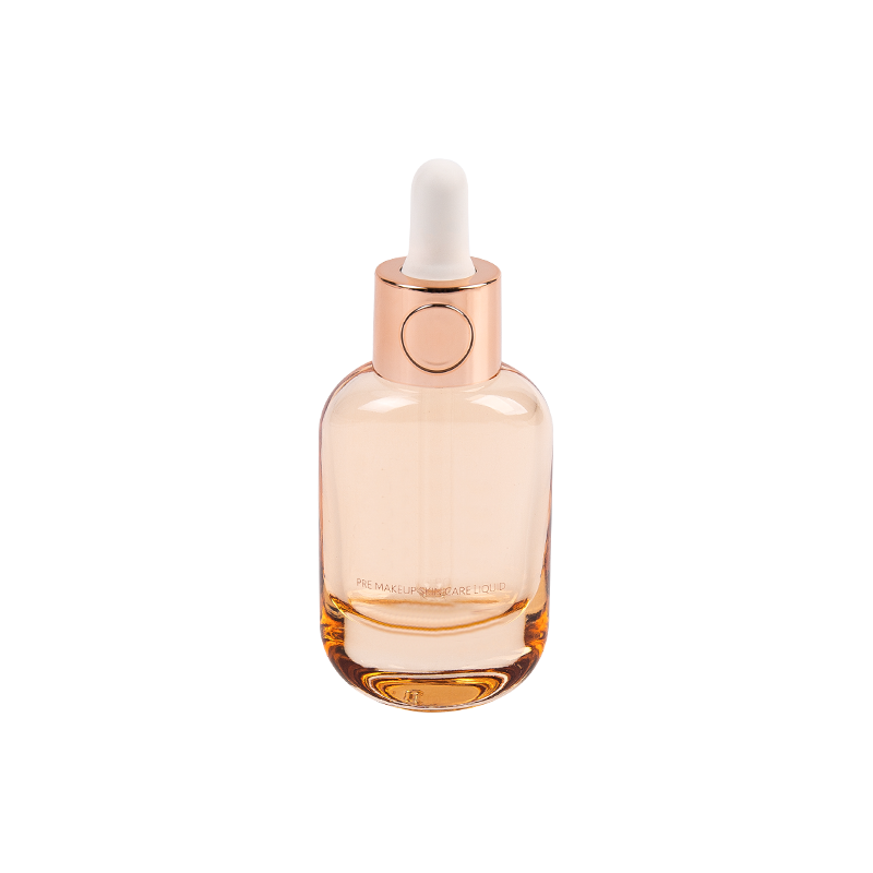 30ml na may kulay na transparent na baso na mahahalagang bote ng langis