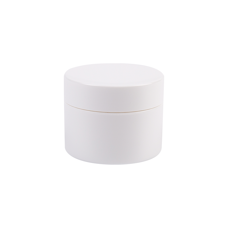 Round PCR plastic cream jar