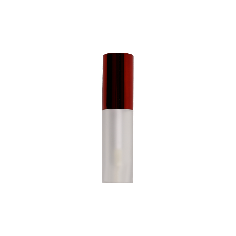 4ml burgundy head lip gloss tube