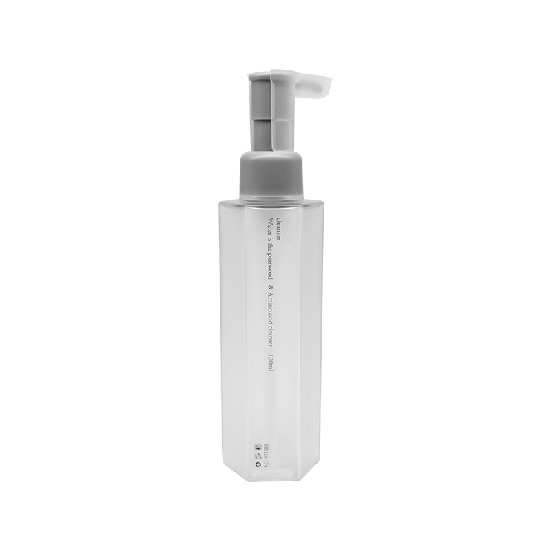 Petg 120ml hexagonal foaming cleanser bote